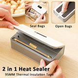 Mini Bag Sealer 2-in-1 — USB-C Rechargeable Heat Sealer
