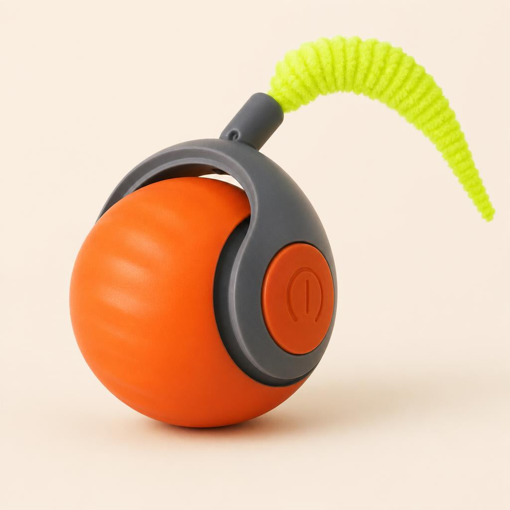 Speedy Tail 2.0, bola interactiva para gatos con cola de peluche